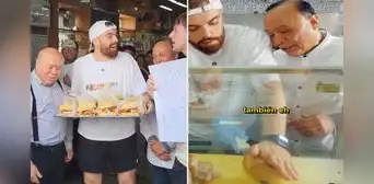 Ibai Llanos preparó él mismo pan con chicharrón en 'El Chinito' y los regaló a sus seguidores: "El campeón del mundo"