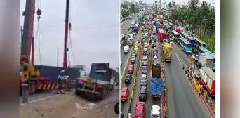 Caos en la Panamericana Sur tras accidente de tráiler en Lurín: MML asume gestión tras salida de Rutas de Lima Caos en la Panamericana Sur tras accidente de tráiler en Lurín: MML asume gestión tras salida de Rutas de Lima