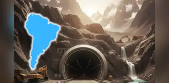 El megatúnel a 4.000 metros de altura que cruzará la Cordillera de los Andes en Sudamérica: tendrá una extensión de 14 kilómetros El megatúnel a 4.000 metros de altura que cruzará la Cordillera de los Andes en Sudamérica: tendrá una extensión de 14 kilómetros