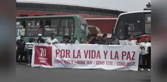 Transportistas dan ultimátum de 7 días al Gobierno de José Jerí: exigen plan contra la inseguridad o irán a paro de 48 horas Transportistas dan ultimátum de 7 días al Gobierno de José Jerí: exigen plan contra la inseguridad o irán a paro de 48 horas