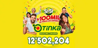 La Tinka: resultados de sorteo de domingo 7 de diciembre 2025