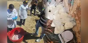 Arequipa: Policía desmantela laboratorio de PBC oculto en un predio rústico