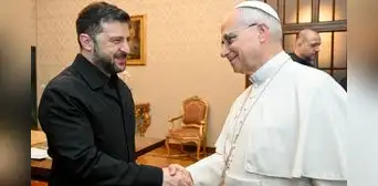 Zelenski se reunió con el papa León XIV en el marco de las negociaciones con EE. UU. por el plan de paz Rusia-Ucrania