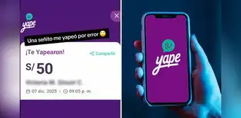 Peruano recibió transferencia de Yape por error y no dudó en devolverla: "Tranquila, aún hay gente honrada" Peruano recibió transferencia de Yape por error y no dudó en devolverla: "Tranquila, aún hay gente honrada"