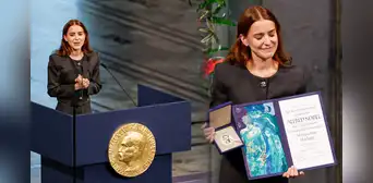 Ana Corina Sosa, hija de María Corina Machado, conmueve en el Nobel de la Paz: "Mi madre nunca rompe una promesa"