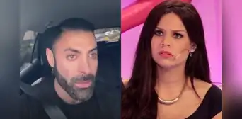 Sebastián Lizarzaburu llora al revelar que se va del país sin su hija que tiene con Andrea San Martín: “Es difícil decirle adiós”
