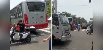 Bus del corredor Rojo atropella a una mujer en la avenida Javier Prado con La Molina: víctima quedó gravemente herida Bus del corredor Rojo atropella a una mujer en la avenida Javier Prado con La Molina: víctima quedó gravemente herida