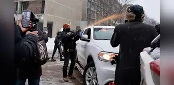 Agentes de ICE se burlan tras atropellar a manifestante durante protesta en Minnesota: hecho quedó registrado en video