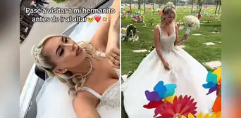 Joven comparte emotivo video de su visita a la tumba de su hermano horas antes de casarse: “Me da mucha pena que no esté en este día” Joven comparte emotivo video de su visita a la tumba de su hermano horas antes de casarse: “Me da mucha pena que no esté en este día”