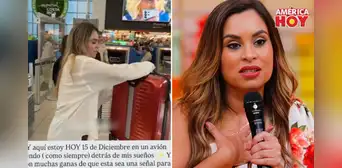 Ethel Pozo se va del país tras ausentarse de ‘América hoy’: "(Como siempre) detrás de mis sueños" Ethel Pozo se va del país tras ausentarse de ‘América hoy’: "(Como siempre) detrás de mis sueños"