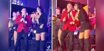 Leonard León sorprende tras compartir escenario con Pamela Franco en San Martín de Porres: " En la música todo se puede"