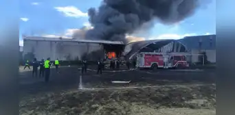 Avioneta cae cerca del aeropuerto de Toluca y deja seis personas fallecidas en México