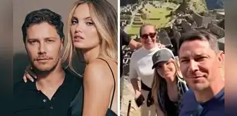 ‘Cachaza’ se luce en Cusco acompañada por los padres de su prometido, André Bankoff ‘Cachaza’ se luce en Cusco acompañada por los padres de su prometido, André Bankoff