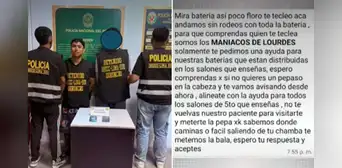 Con mensajes y videos de armas, adolescentes extorsionan a sus profesores buscando aprobar el año escolar en VMT Con mensajes y videos de armas, adolescentes extorsionan a sus profesores buscando aprobar el año escolar en VMT