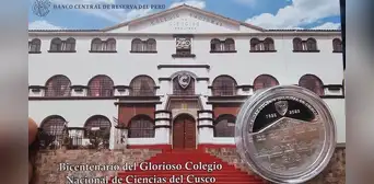 BCR rinde homenaje al Colegio Nacional de Ciencias de Cusco con moneda de plata por su bicentenario BCR rinde homenaje al Colegio Nacional de Ciencias de Cusco con moneda de plata por su bicentenario