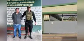 Detienen a profesor en Chiclayo acusado de chantajear sexualmente a alumna para modificar sus notas