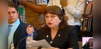 Delia Espinoza denuncia dictadura congresal: "Hay un estado despótico que solo obedece a decisiones personales"