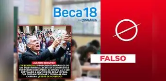No existe proyecto ley en el Congreso que busca eliminar "S/30.000 de sueldo a congresistas y destinarlo a Beca 18"