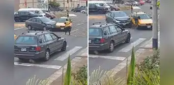 Inspectora municipal es atropellada cuando dirigía el tránsito en la Vía Expresa Sur, en Surco Inspectora municipal es atropellada cuando dirigía el tránsito en la Vía Expresa Sur, en Surco
