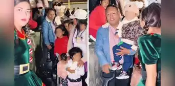 Tiktoker genera controversia al retirar a padre e hijo durante chocolatada: "Tú tienes plata, hay que ser consciente" Tiktoker genera controversia al retirar a padre e hijo durante chocolatada: "Tú tienes plata, hay que ser consciente"