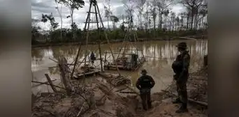 Minería ilegal que involucra al Tren de Aragua y las Farc se usa en campañas electorales Minería ilegal que involucra al Tren de Aragua y las Farc se usa en campañas electorales