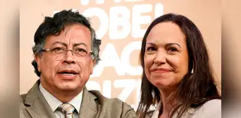 Gustavo Petro invitó a María Corina Machado a Colombia para hablar de la "paz en el Caribe" tras calificar a Maduro como "dictador" Gustavo Petro invitó a María Corina Machado a Colombia para hablar de la "paz en el Caribe" tras calificar a Maduro como "dictador"
