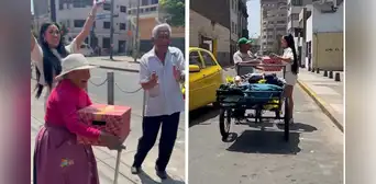 Michelle Soifer conmueve al repartir canastas navideñas a trabajadores ambulantes y personas sin hogar: "Lo importante que es la empatía" Michelle Soifer conmueve al repartir canastas navideñas a trabajadores ambulantes y personas sin hogar: "Lo importante que es la empatía"