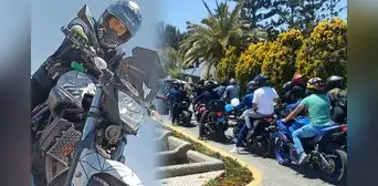 Arequipa: motociclistas dan último adiós a joven que habría sido asesinado; el sospechoso está detenido
