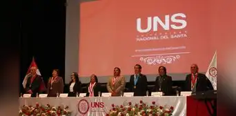 Corte del Santa presente en ceremonia central por los 41 años de la Universidad Nacional del Santa Corte del Santa presente en ceremonia central por los 41 años de la Universidad Nacional del Santa