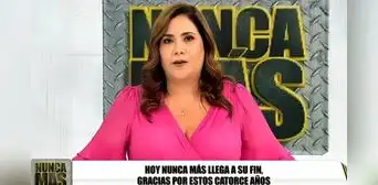 Andrea Llosa anuncia el fin de su programa 'Nunca más' tras 14 años al aire: "Nunca se olviden de que el amor no duele"
