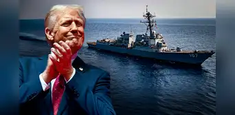 Trump anuncia la construcción de nuevos buques de guerra para impulsar la fuerza naval de Estados Unidos: "Serán 100 veces más poderosos" Trump anuncia la construcción de nuevos buques de guerra para impulsar la fuerza naval de Estados Unidos: "Serán 100 veces más poderosos"