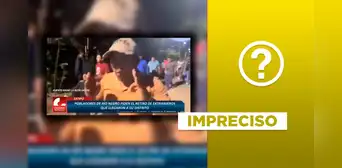 Video de ciudadanos de Satipo exigiendo la salida de extranjeros de su localidad no es actual: clip es de 2024