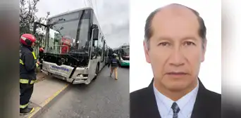 Chofer del Metropolitano fallece de un paro cardíaco dentro de bus en av. Escuela Militar en Chorrillos Chofer del Metropolitano fallece de un paro cardíaco dentro de bus en av. Escuela Militar en Chorrillos