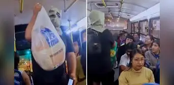 Tiktoker realiza sorteo gratuito de pavo en bus de Lima y desata risas: "Me pasé más de 10 paraderos y no gané" Tiktoker realiza sorteo gratuito de pavo en bus de Lima y desata risas: "Me pasé más de 10 paraderos y no gané"