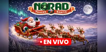 Recorrido de Papá Noel EN VIVO por Navidad 2025: en qué parte del mundo está Santa Claus en este momento