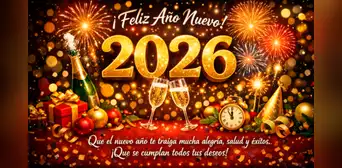 Tarjetas de Año Nuevo 2026 gratis: así puedes crear las más bonitas con mensajes personalizados usando inteligencia artificial