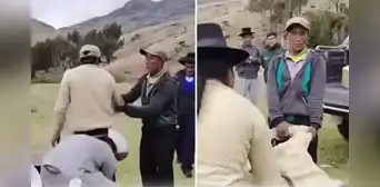 Pobladores castigaron a chicotazos a regidor por incumplir con chocolatada navideña en Huancavelica: "Por falta de panetones y juguetes" Pobladores castigaron a chicotazos a regidor por incumplir con chocolatada navideña en Huancavelica: "Por falta de panetones y juguetes"