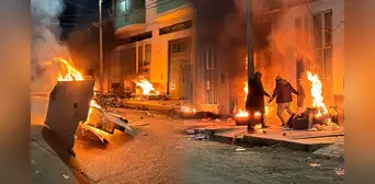 Hallan a joven sin vida y vecinos incendian cantinas clandestinas en Juliaca Hallan a joven sin vida y vecinos incendian cantinas clandestinas en Juliaca