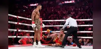 Jake Paul y el emotivo mensaje a Antony Joshua tras accidente en Nigeria pese al nocaut: "La vida es mucho más importante que el boxeo" Jake Paul y el emotivo mensaje a Antony Joshua tras accidente en Nigeria pese al nocaut: "La vida es mucho más importante que el boxeo"