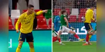 Cristiano Ronaldo anotó curioso gol de espalda en su último partido del 2025 con Al Nassr