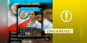 Sigrid Bazán no enfrenta nueva investigación preliminar fiscal por presunto lavado de activos: el caso se abrió en 2023 y ya fue archivado Sigrid Bazán no enfrenta nueva investigación preliminar fiscal por presunto lavado de activos: el caso se abrió en 2023 y ya fue archivado
