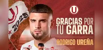 Rodrigo Ureña firmó su rescisión de contrato con Universitario y ya tiene fecha de llegada a Colombia para unirse a Millonarios
