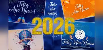 Frases con imágenes para felicitar por Año Nuevo 2026: para compartir con familia y amigos por WhatsApp e Instagram Frases con imágenes para felicitar por Año Nuevo 2026: para compartir con familia y amigos por WhatsApp e Instagram