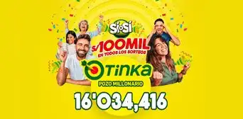 Sorteo de La Tinka HOY miércoles 31 de diciembre de 2025: premios, jugada ganadora y Pozo Millonario Sorteo de La Tinka HOY miércoles 31 de diciembre de 2025: premios, jugada ganadora y Pozo Millonario