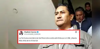 Elecciones 2026: JNE admite a trámite la plancha presidencial de Perú Libre encabezada por prófugo Vladimir Cerrón Elecciones 2026: JNE admite a trámite la plancha presidencial de Perú Libre encabezada por prófugo Vladimir Cerrón
