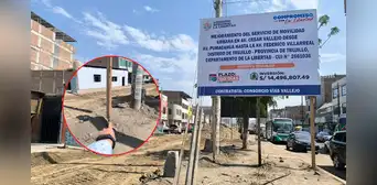 Extorsionadores dejan explosivo en obra de vías en Trujillo