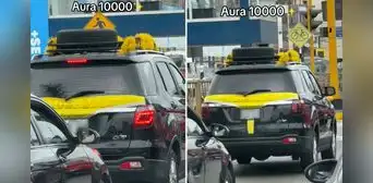 Conductor peruano causa sensación al colocar ‘ropa interior’ amarilla a su auto: “Perú ganándole a la IA” Conductor peruano causa sensación al colocar ‘ropa interior’ amarilla a su auto: “Perú ganándole a la IA”