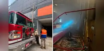 Emergencia en ex estudio de América Televisión: amago de incendio por cortocircuito en tercer piso movilizó a bomberos Emergencia en ex estudio de América Televisión: amago de incendio por cortocircuito en tercer piso movilizó a bomberos