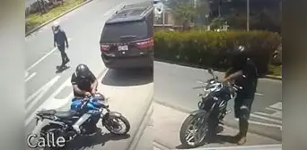 Roban motocicleta a joven repartidora mientras hacía un delivery de cinco minutos en Miraflores Roban motocicleta a joven repartidora mientras hacía un delivery de cinco minutos en Miraflores