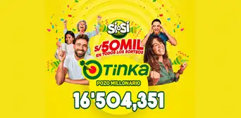 Sorteo de La Tinka HOY domingo 4 de enero de 2025: premios, jugada ganadora y Pozo Millonario Sorteo de La Tinka HOY domingo 4 de enero de 2025: premios, jugada ganadora y Pozo Millonario